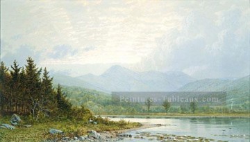 Coucher de soleil sur le mont Choconua New Hampshire William Trost Richards paysage Peinture à l'huile
